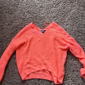 Hot pink sweater :) super cute and cozy